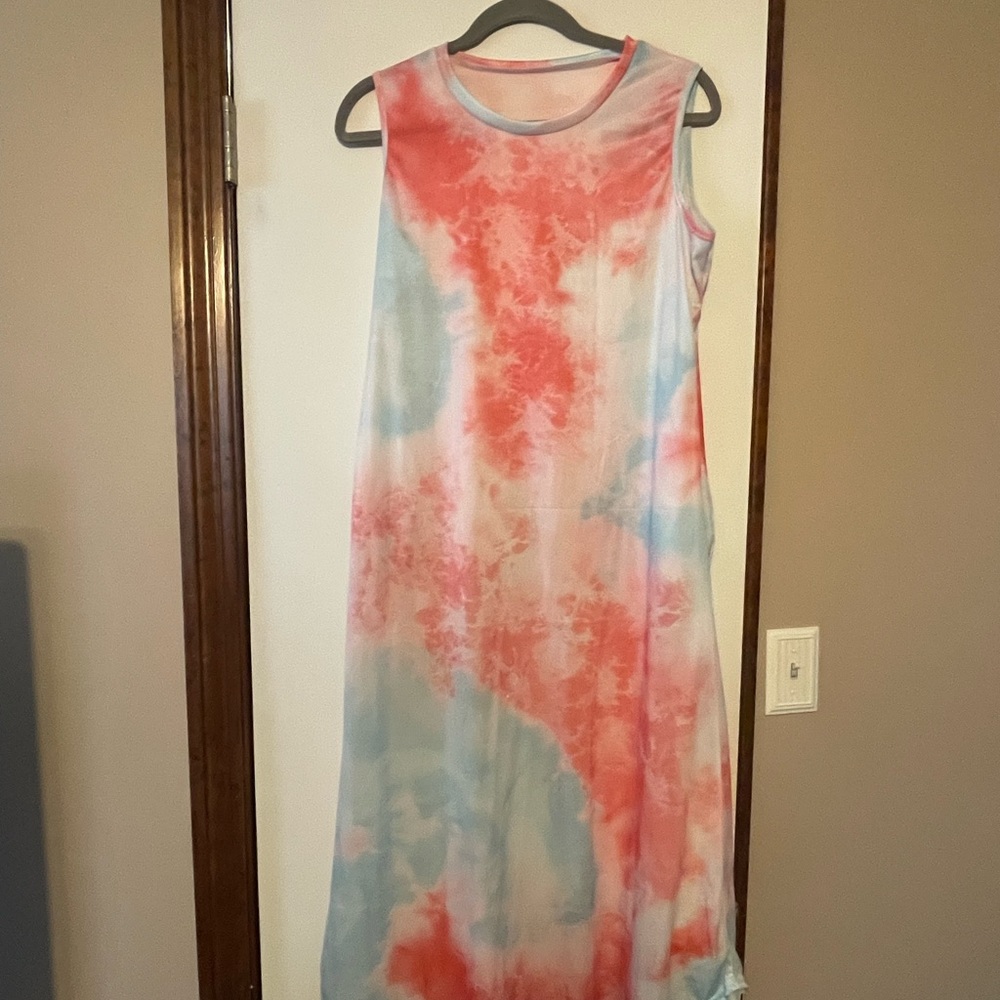 Tie-Dye Maxi Dress